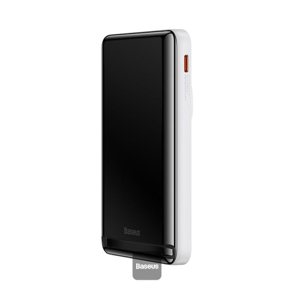 Baseus Magnetic Bracket Wireless Fast Charge Power Bank 10000mAh 20W  (With Baseus Xiaobai series fast charging Cable Type-C to Type-C 60W(20V/3A) Baseus Magnetic Bracket Wireless Fast Charge Power Bank 10000mAh 20W  (With Baseus Xiaobai series fast charging Cable Type-C to Type-C 60W(20V/3A)